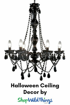 Halloween's Hottest Black & Metallic Chandeliers